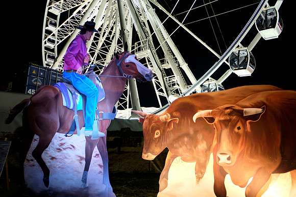 cowboys and ferris wheel